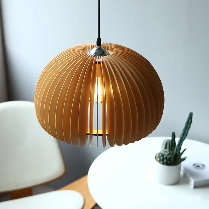 2024Modern Originality Decoration Pumpkin Lampshade Chandeliers For Dining Room Study Bedroom Chandeliers