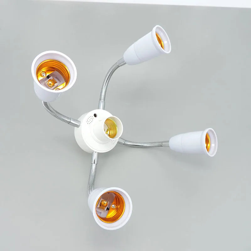 Spots base led avec adaptateur séparateur et tuyau extension