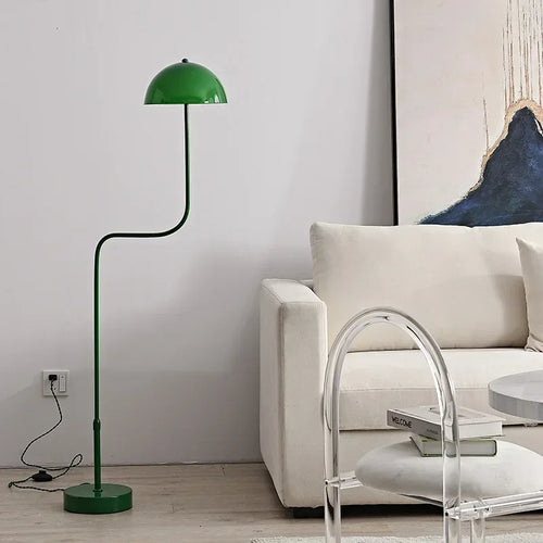 lampe à poser design en forme de germe de soja en verre - vue 2 sur 10