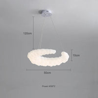 lustre lune design nuage pour décoration intérieure enfant