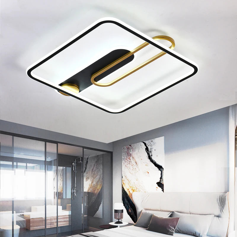 plafonnier led design nordique créatif pour décoration intérieure - vue 3 sur 9