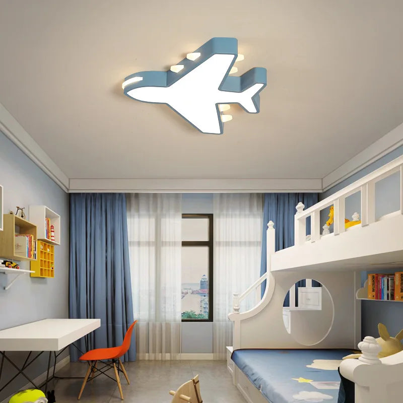 lampe plafond moderne à leds forme avion pour intérieur - vue 3 sur 10