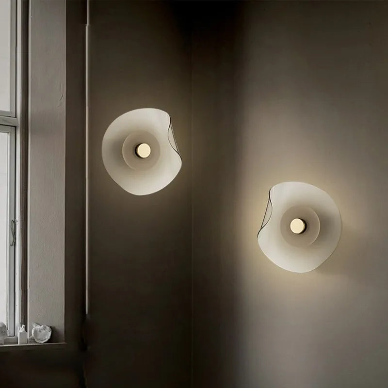 applique murale led moderne en verre pour décoration intérieure - vue 5 sur 8