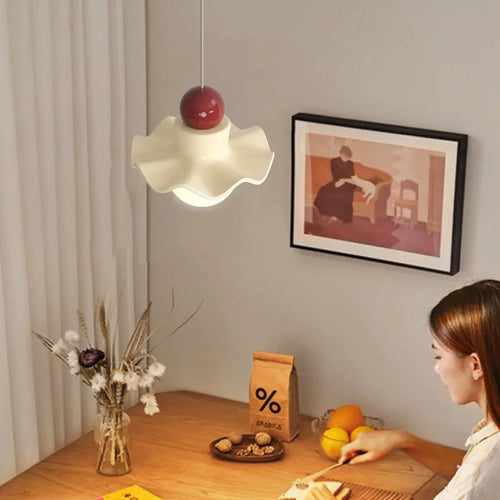 suspension fleur en éclairage nordique pour enfants et décorations - vue 3 sur 16