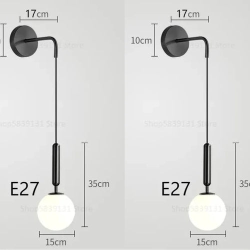 applique murale led moderne simple style nordique décoratif luxe - vue 13 sur 12