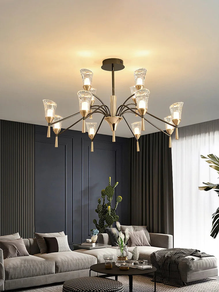 lustre moderne suspendu pour un éclairage élégant intérieur - vue 3 sur 9
