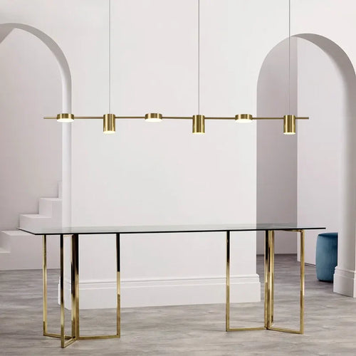 plafonnier led suspendu design moderne idéal pour salon table cuisine - vue 3 sur 12