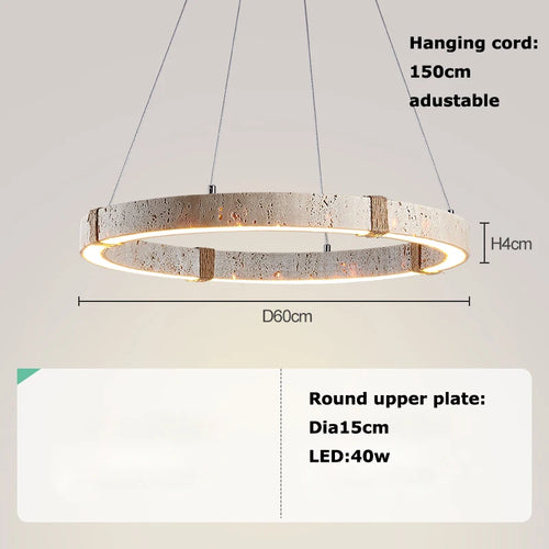 lustre tendance décoration intérieure en pierre moderne - vue 10 sur 10