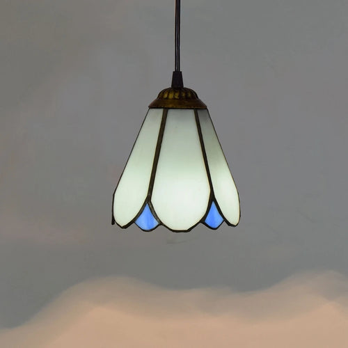 lustre en verre style tiffany rétro pour intérieur méditerranéen - vue 16 sur 30
