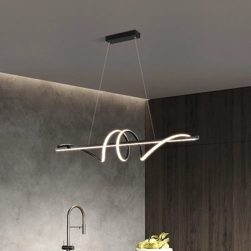 Simple one-style restaurant, study, bar, coffee shop, LED aluminum chandelier, lobby, front desk, home stay hotel, decorative li