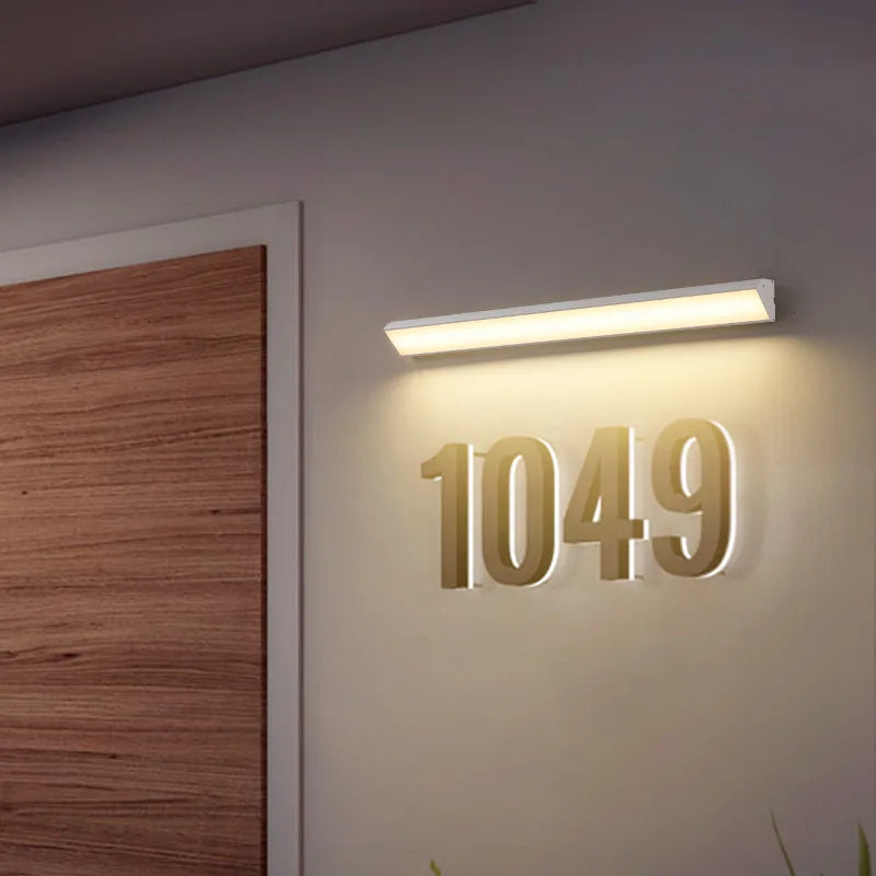 applique murale led minimaliste éclairage extérieur pour jardin et balcon - vue 4 sur 15