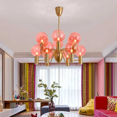 suspension design en verre pour intérieur moderne et luxueux - vue 2 sur 12
