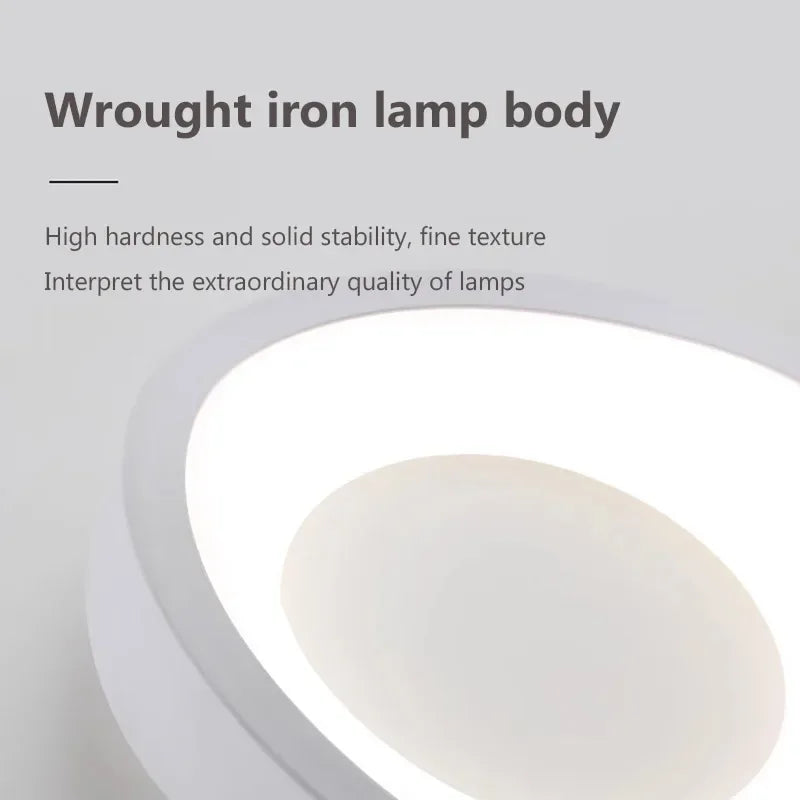 Plafonnier LED nordique pour salon - vue 5 sur 30