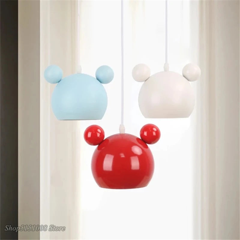 Suspension design en métal LED Mickey décor