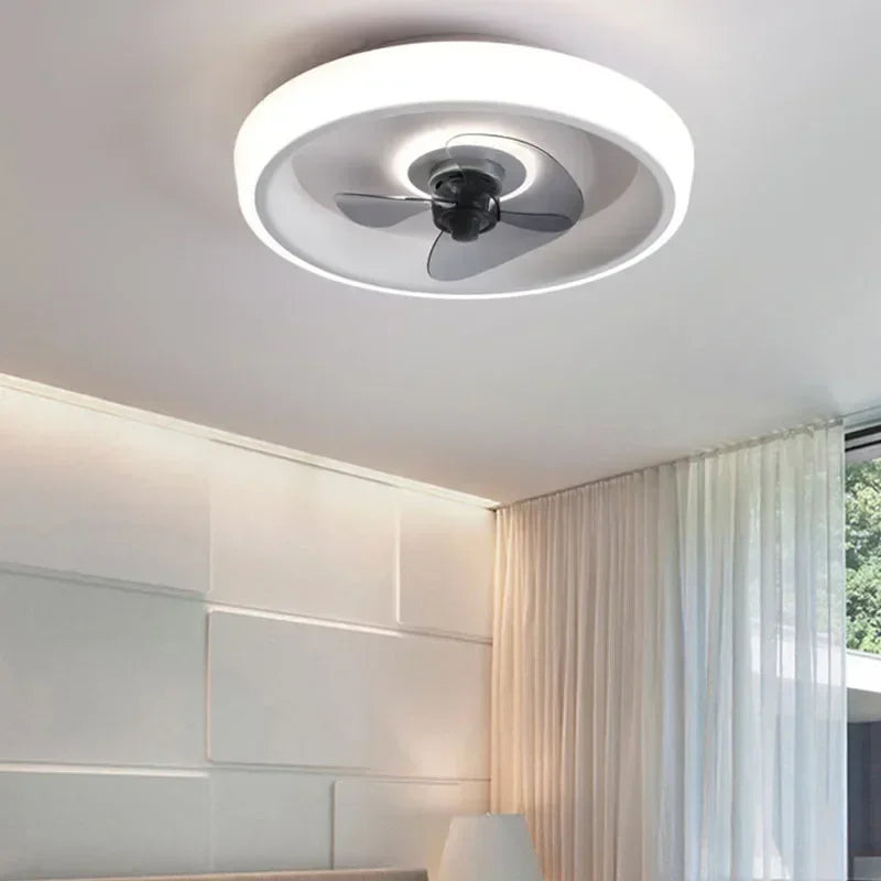 ventilateur silencieux avec lames invisibles et éclairage intégré - vue 2 sur 12