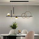 lustre linéaire nordique éclairage esthétique pour décoration intérieure
