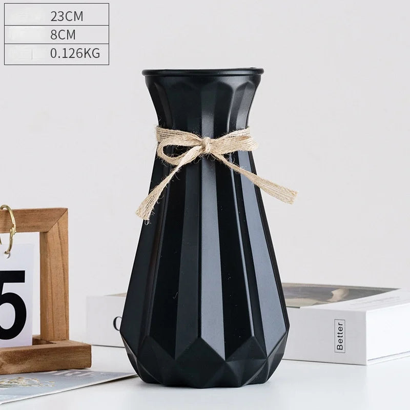 vase moderne en plastique pour décoration florale nordique - vue 21 sur 26