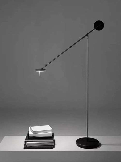 lampadaire led rotatif minimaliste lampe de lecture debout - vue 6 sur 14