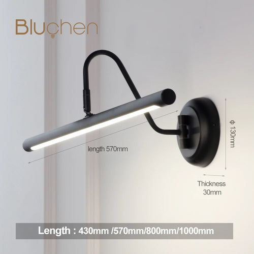 applique murale moderne à led pour miroir intérieur - vue 4 sur 7