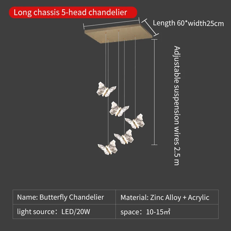 suspension en cristal nordique à led pour décoration moderne - vue 14 sur 18