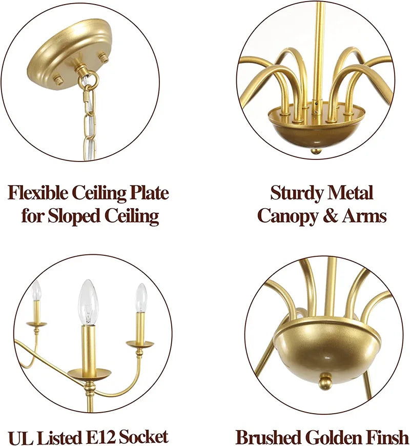 lustre décoratif américain pour intérieur élégant et moderne - vue 4 sur 7