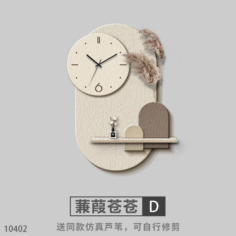 horloge murale décorative en grès design sensoriel avancé - vue 9 sur 10