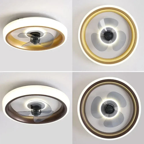 ventilateur silencieux avec lames invisibles et éclairage intégré