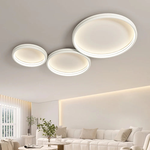 Plafonnier led forme ronde intérieur éclairage - vue 2 sur 16