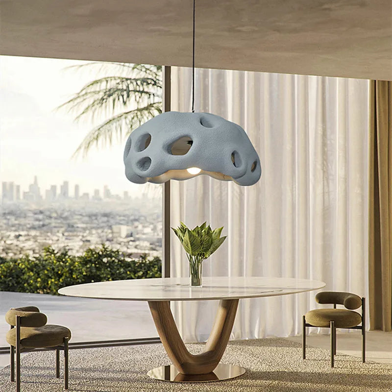 suspension design nordique wabi-sabi pour café et restaurant - vue 4 sur 12
