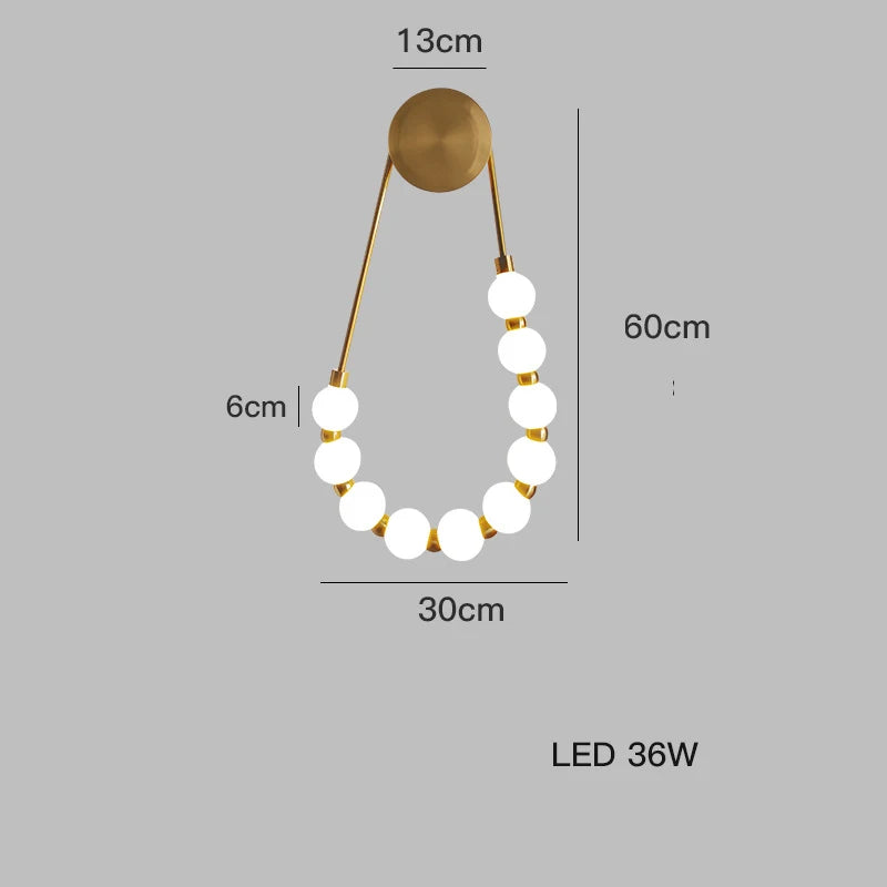applique murale led maison fantaisie décoration murale moderne - vue 8 sur 11
