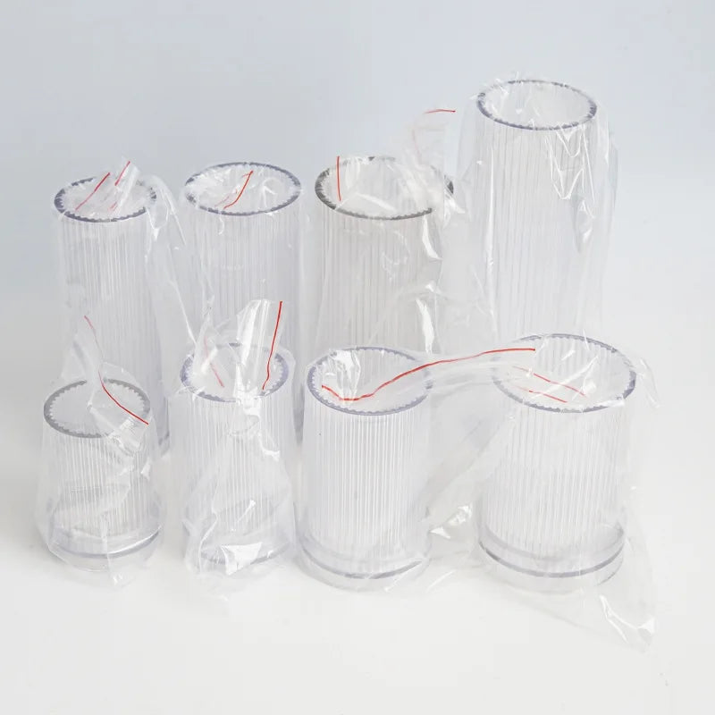 moule cylindrique à rayures pour fabrication de bougies en acrylique - vue 6 sur 14