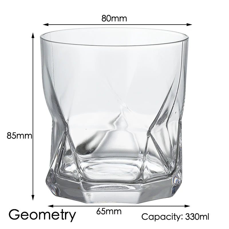 Verres à whisky épais style moderne résistants cocktails