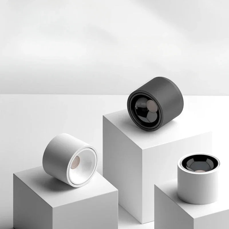 spot réglable ultra-mince anti-éblouissement éclairage lumière led - vue 7 sur 9