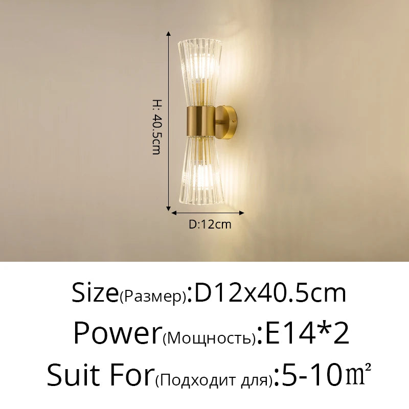 luxe et modernes applique murale en cristal pour hôtel - vue 11 sur 11