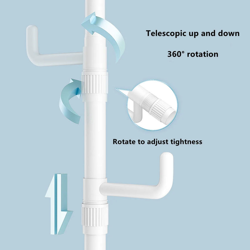 support de rangement vertical pour vêtements à la maison