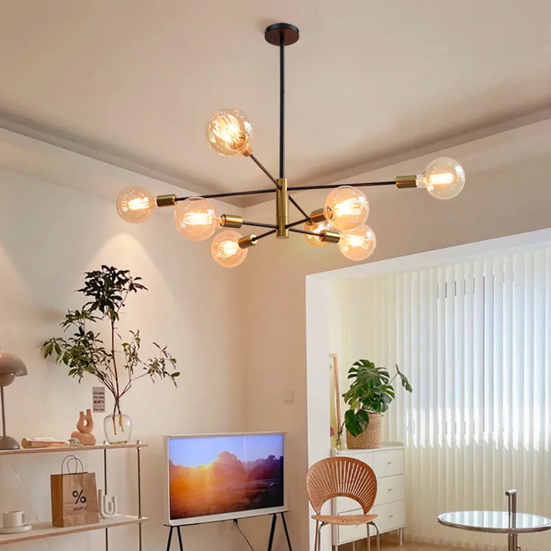 Suspension de lustre moderne nordique pour plafond décor à la maison salon chambre suspension luminaires d'intérieur E27 G95 G125 ampoule de lait
