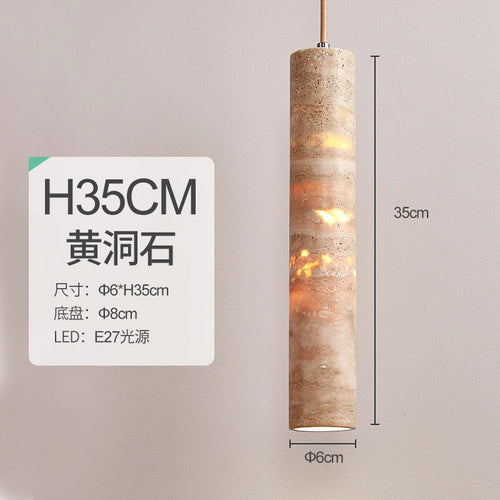 suspension design wabi-sabi en pierre pour ambiance moderne - vue 13 sur 14
