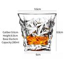 Verres à whisky old fashioned gravés style classique