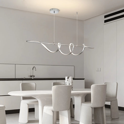 suspension à led moderne design à monter soi-même pour décoration intérieure - vue 5 sur 5