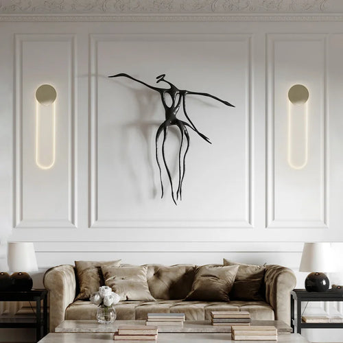 applique murale nordique lampe led créative rétro décoration intérieure - vue 4 sur 6