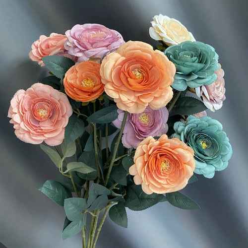branche de lotus artificielle pour décoration de jardin et balcon - vue 4 sur 10
