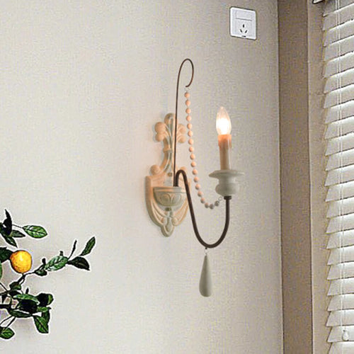 American French wall lamp, rural retro living room, dining room, bedroom, corridor, staircase decorative lighting fixtures - vue 2 sur 10