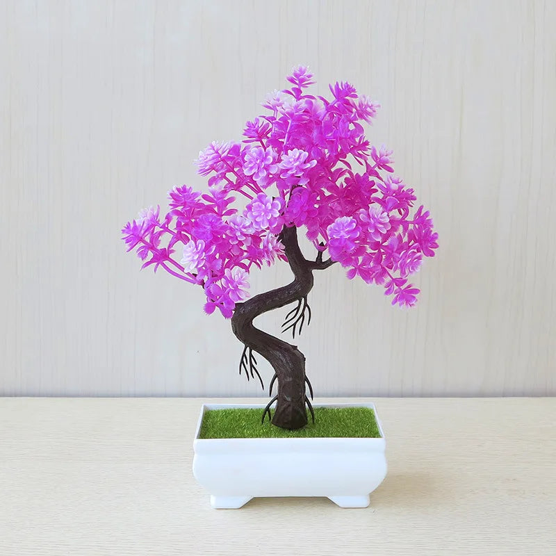 plantes artificielles décoratives bonsaï en pot pour jardin zen - vue 15 sur 25