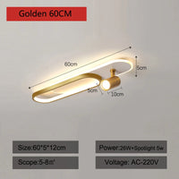 plafonnier led acrylique moderne décoratif intérieur nouveauté 2023