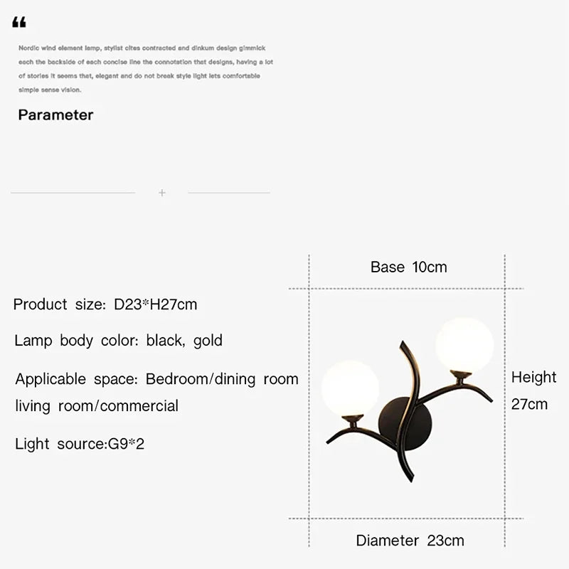 applique murale led décorative pour intérieur moderne et chic - vue 5 sur 8