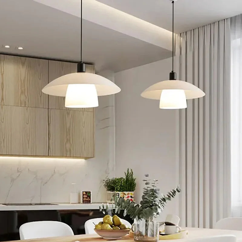 Lampe Suspendue Moderne Style Japonais - Abat-jour En Bois, Lustre Lanterne Pour Salle à Manger Ou Salon, Neuf