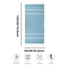 Serviette de plage turque rayures franges coton absorbante