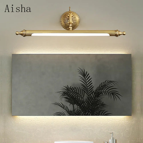 applique murale led en cuivre style nordique pour intérieur élégant