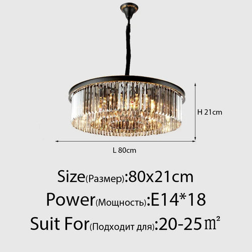 lustre moderne en cristal style nordique vintage pour intérieur élégant - vue 9 sur 21