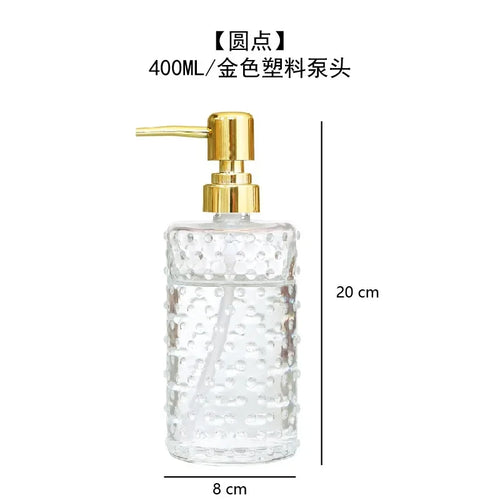 bouteille en verre pour lotion désinfectant et distributeur de savon - vue 15 sur 15